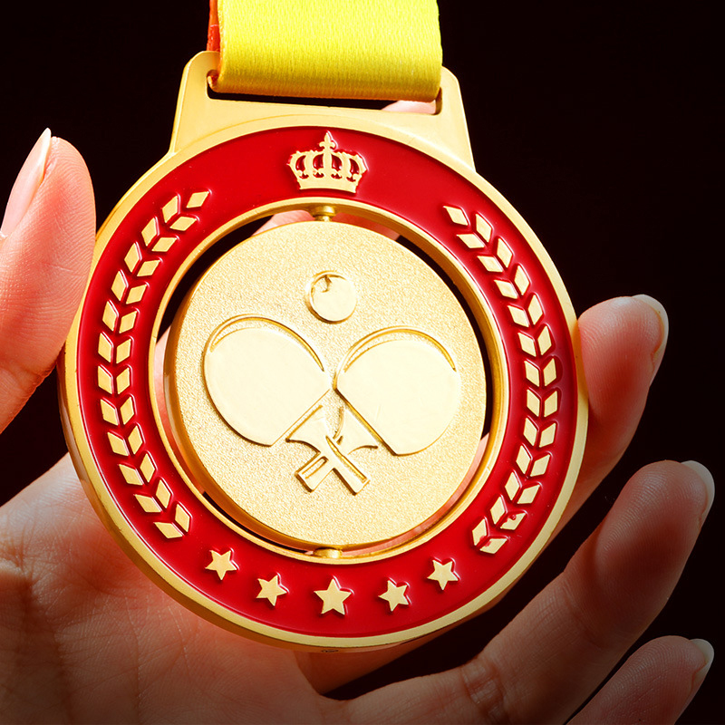 Table Tennis Shop - Medallas de tenis de mesa, oro,
