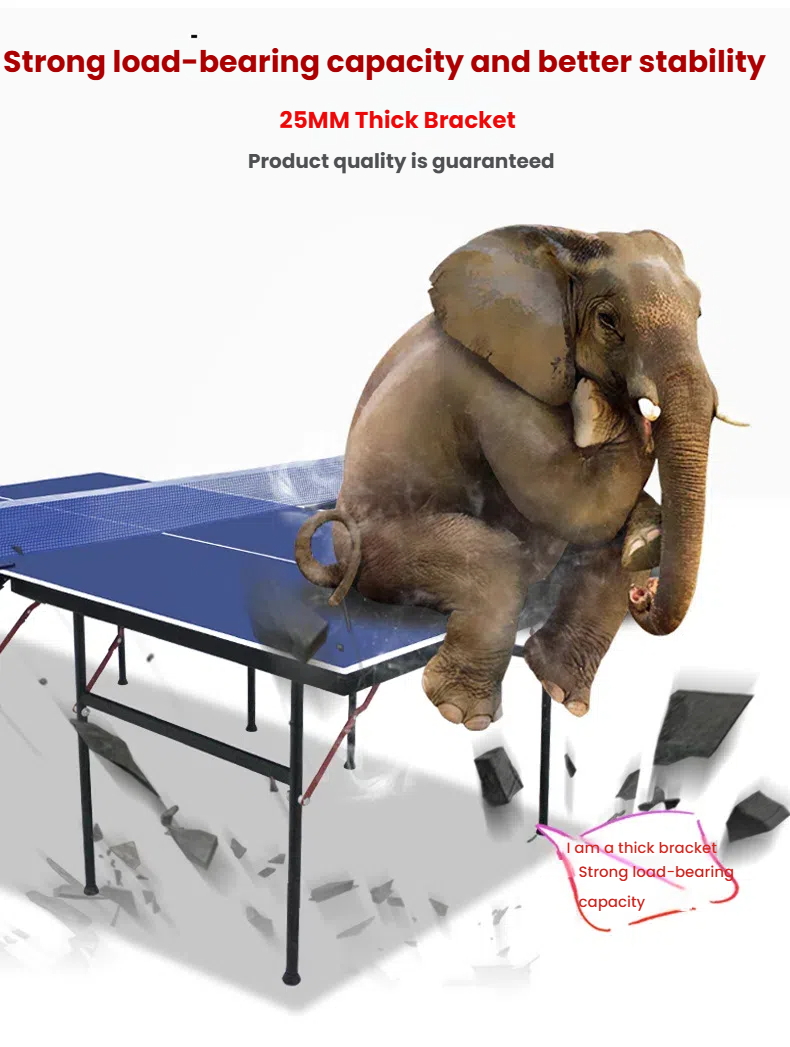Table Tennis Folding Table - El fabricante suministra mesa de tenis