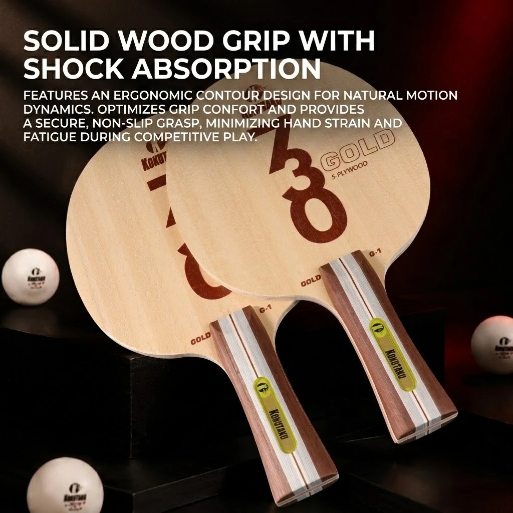 Pala de tenis de mesa Kokutaku - Table Tennis Shop reseña y precio