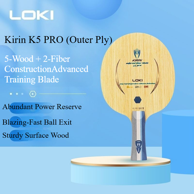 LOKI Kirin K5 PRO hoja de teni - Table Tennis Loki reseña y precio
