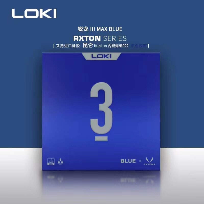 NUEVO LOKI RXTON 3 Goma de Ten - Table Tennis Loki reseña y precio