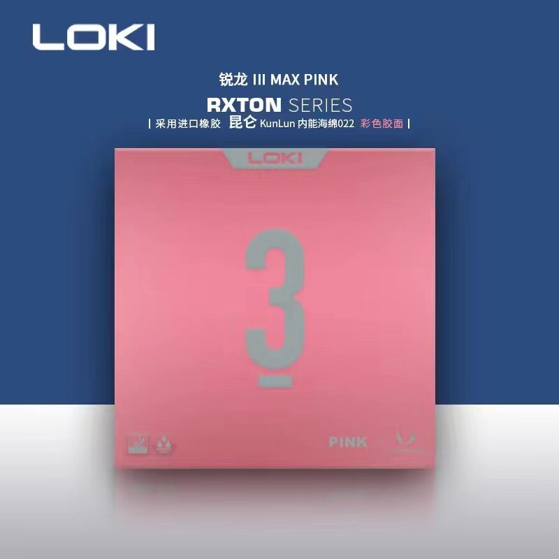 NUEVO LOKI RXTON 3 Goma de Ten - Table Tennis Loki reseña y precio