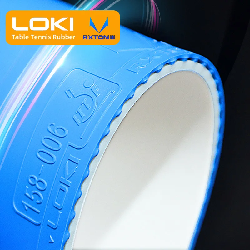 Goma de tenis de mesa LOKI RXT - Table Tennis Loki reseña y precio