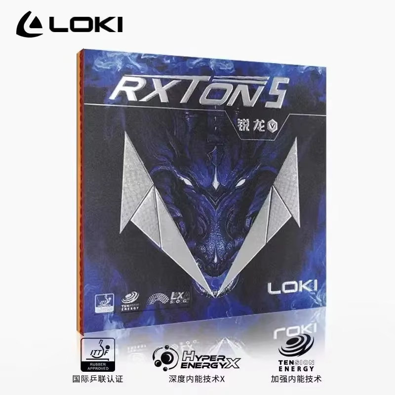 LOKI RXTON 5 goma de tenis de  - Table Tennis Loki reseña y precio